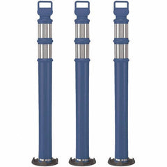 PRO-SAFE - Traffic Barrels, Delineators & Posts Type: Delineator Post Material: Polyethylene - Industrial Tool & Supply