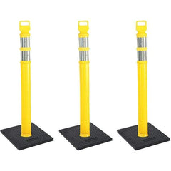 PRO-SAFE - Traffic Barrels, Delineators & Posts Type: Delineator Post Material: Polyethylene - Industrial Tool & Supply