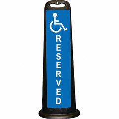 PRO-SAFE - Traffic Barrels, Delineators & Posts Type: Vertical Panel Material: Polyethylene - Industrial Tool & Supply