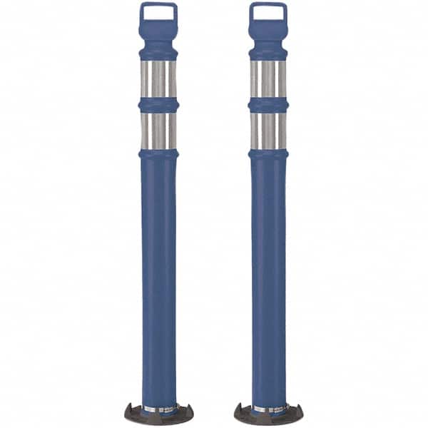 PRO-SAFE - 2 4-Piece Kits 45" High x 6" Wide, Reflective Delineator Post - Industrial Tool & Supply