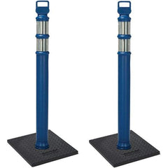 PRO-SAFE - Traffic Barrels, Delineators & Posts Type: Delineator Post Material: Polyethylene - Industrial Tool & Supply