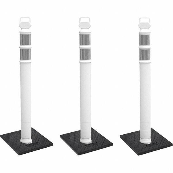 PRO-SAFE - Traffic Barrels, Delineators & Posts Type: Delineator Post Material: Polyethylene - Industrial Tool & Supply