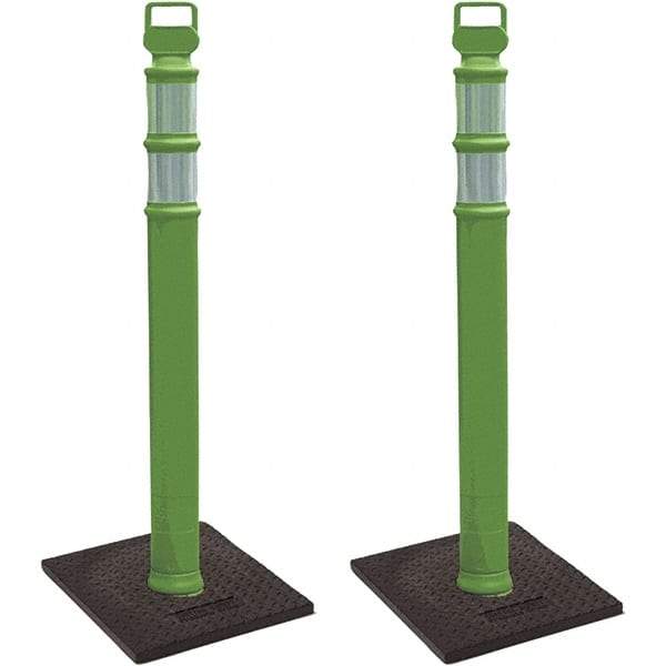 PRO-SAFE - Traffic Barrels, Delineators & Posts Type: Delineator Post Material: Polyethylene - Industrial Tool & Supply