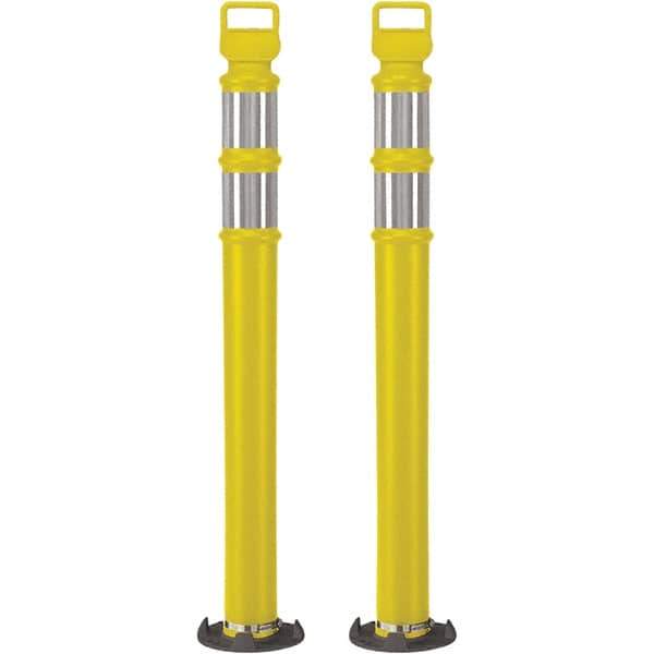 PRO-SAFE - Traffic Barrels, Delineators & Posts Type: Delineator Post Material: Polyethylene - Industrial Tool & Supply