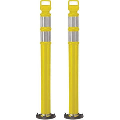 PRO-SAFE - Traffic Barrels, Delineators & Posts Type: Delineator Post Material: Polyethylene - Industrial Tool & Supply