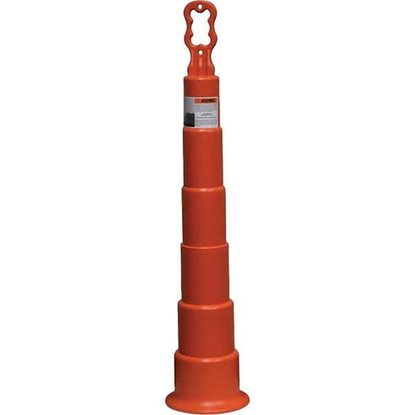 PRO-SAFE - Traffic Barrels, Delineators & Posts Type: Channelizer Cone Material: Polyethylene - Industrial Tool & Supply