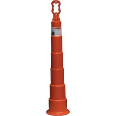 PRO-SAFE - Traffic Barrels, Delineators & Posts Type: Channelizer Cone Material: Polyethylene - Industrial Tool & Supply