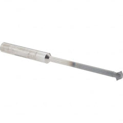 Accupro - 3/16° 3/16" Cut Diam, 0.093" Cut Width, 3/16" Shank, Solid Carbide Double-Angle Cutter - Industrial Tool & Supply