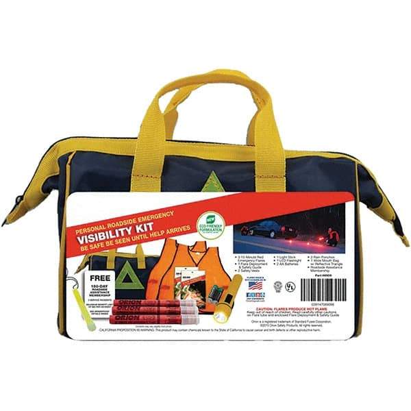 PRO-SAFE - Highway Safety Kits Type: Emergency Roadside Kit Number of Pieces: 14 - Industrial Tool & Supply