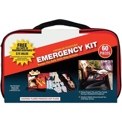 PRO-SAFE - Highway Safety Kits Type: Emergency Roadside Kit Number of Pieces: 60 - Industrial Tool & Supply
