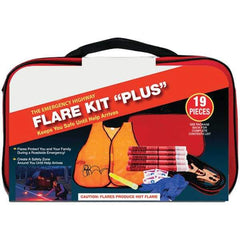 PRO-SAFE - Highway Safety Kits Type: Emergency Roadside Kit Number of Pieces: 19 - Industrial Tool & Supply
