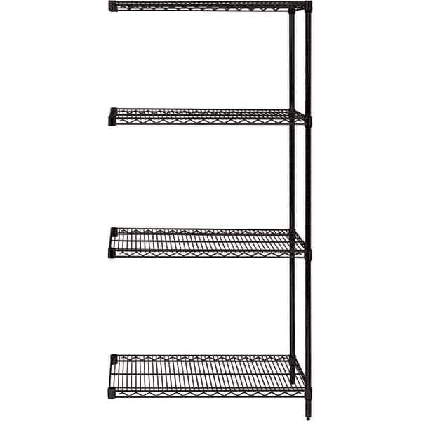 Quantum Storage - 72" Wide, 54 High, Open Shelving Accessory/Component - Use with #1630 Built-In Combination Lock - Industrial Tool & Supply