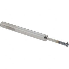 Accupro - 5/32° 5/32" Cut Diam, 0.045" Cut Width, 3/16" Shank, Solid Carbide Double-Angle Cutter - Industrial Tool & Supply