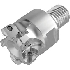 Seco - 28.9mm Cut Diam, 1.9mm Max Depth, M16 16mm Shank Diam, Modular Connection Indexable High-Feed End Mill - Screw Holding Method, LPKT09 Insert, R217.21 Toolholder, Through Coolant - Industrial Tool & Supply