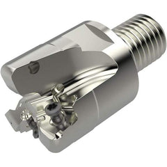 Seco - 1-1/2" Cut Diam, 7.5mm Max Depth of Cut, 40mm OAL, Indexable Square Shoulder End Mill - XN..0804.. Inserts, M20 Modular Connection, 90° Lead Angle, Through Coolant, Series R217.96 - Industrial Tool & Supply