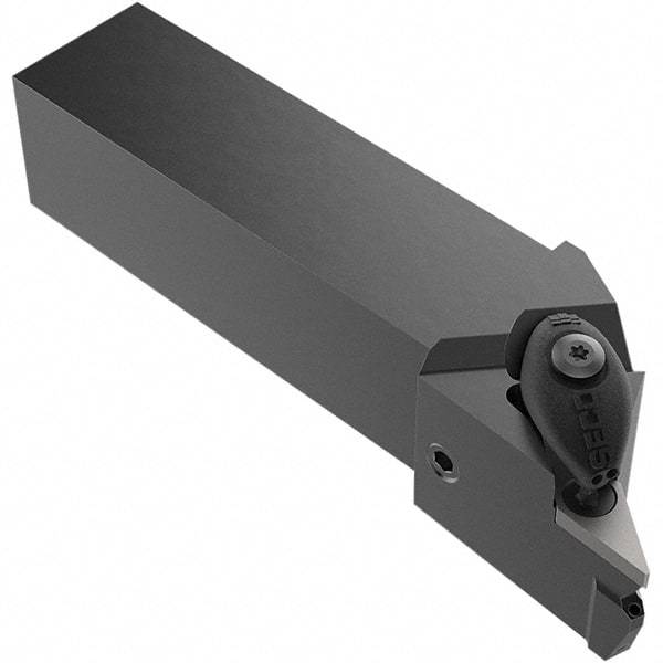 Seco - DVJBL, Left Hand Cut, 93° Lead Angle, 25mm Shank Height x 25mm Shank Width, Neutral Rake Indexable Turning Toolholder - 122mm OAL, VB1604 Insert Compatibility, Series Jetstream - Industrial Tool & Supply