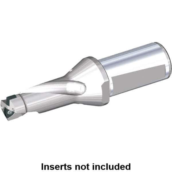 Kennametal - 102mm Max Drill Depth, 2xD, 51mm Diam, Indexable Insert Drill - 2 Inserts, 40mm Shank Diam, Whistle Notch Shank - Industrial Tool & Supply