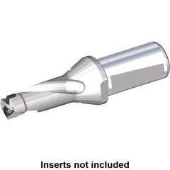 Kennametal - 96mm Max Drill Depth, 2xD, 48mm Diam, Indexable Insert Drill - 2 Inserts, 40mm Shank Diam, Whistle Notch Shank - Industrial Tool & Supply