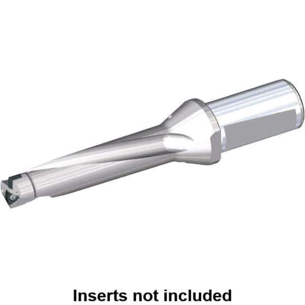 Kennametal - 188mm Max Drill Depth, 4xD, 48mm Diam, Indexable Insert Drill - 2 Inserts, 40mm Shank Diam, Whistle Notch Shank - Industrial Tool & Supply