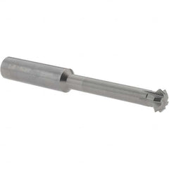 Accupro - 1/2° 1/2" Cut Diam, 0.187" Cut Width, 1/2" Shank, Solid Carbide Double-Angle Cutter - Industrial Tool & Supply