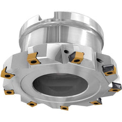 Iscar - Indexable Square-Shoulder Face Mills Cutting Diameter (mm): 152.40 Cutting Diameter (Decimal Inch): 6.0000 - Industrial Tool & Supply