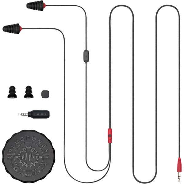 Plugfones - Hearing Protection/Communication Type: Earplugs w/Audio Noise Reduction Rating (dB): 26.00 - Industrial Tool & Supply