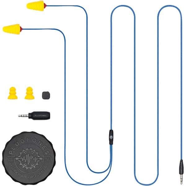 Plugfones - Hearing Protection/Communication Type: Earplugs w/Audio Noise Reduction Rating (dB): 26.00 - Industrial Tool & Supply