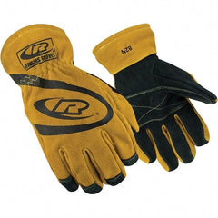 Ringers Gloves - Size M, Leather, Flame Resistant Gloves - Kovenex Lined, NFPA 1971 - Industrial Tool & Supply