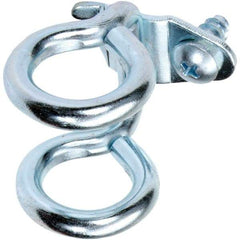 NMC - 3/4" ID, 1-7/8" Long Double Ring Tool Holder Pegboard Hook - 1-7/8" Projection, Steel - Industrial Tool & Supply