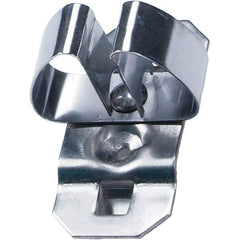 NMC - 2-3/4" Long Extended Spring Clip Pegboard Hook - 2-3/4" Projection, Stainless Steel - Industrial Tool & Supply