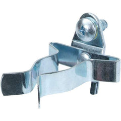 NMC - 2-1/8" Long Extended Spring Clip Pegboard Hook - 2-1/8" Projection, Steel - Industrial Tool & Supply