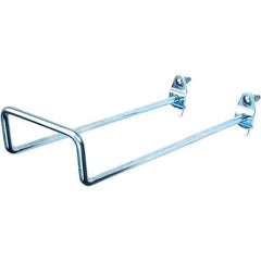 NMC - 8" Long Double Closed End Loop Pegboard Hook - 8" Projection, 30° Bend, Steel - Industrial Tool & Supply