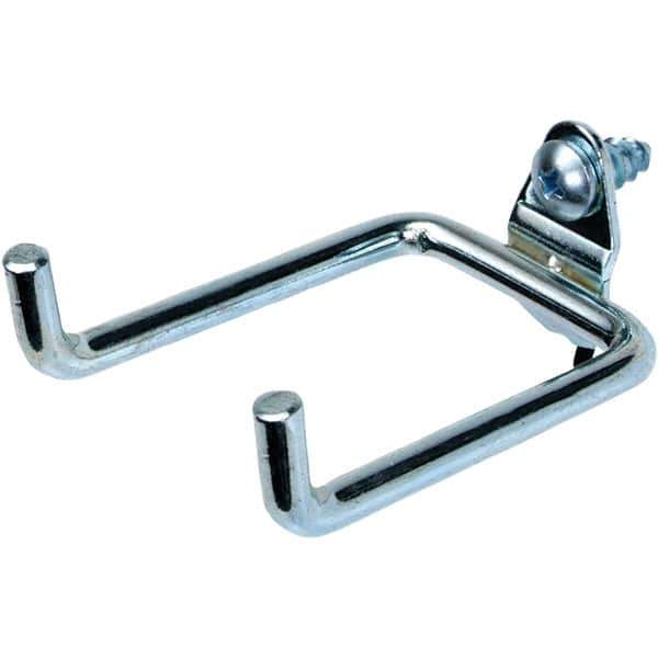 NMC - 2-3/4" Long Pegboard Hook - 2-3/4" Projection, 80° Bend, Steel - Industrial Tool & Supply