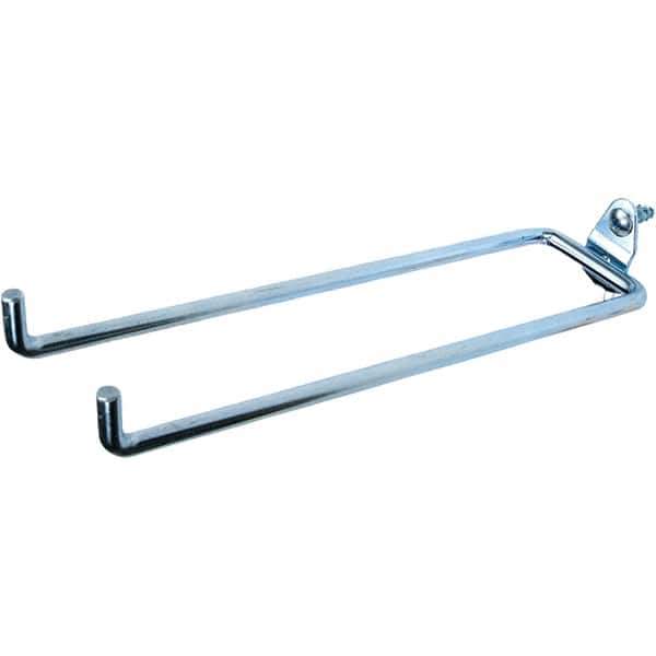 NMC - 8-1/4" Long Pegboard Hook - 8-1/4" Projection, 80° Bend, Steel - Industrial Tool & Supply