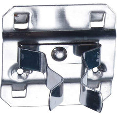 NMC - 2" Long Extended Spring Clip Pegboard Hook - 2" Projection, Stainless Steel - Industrial Tool & Supply