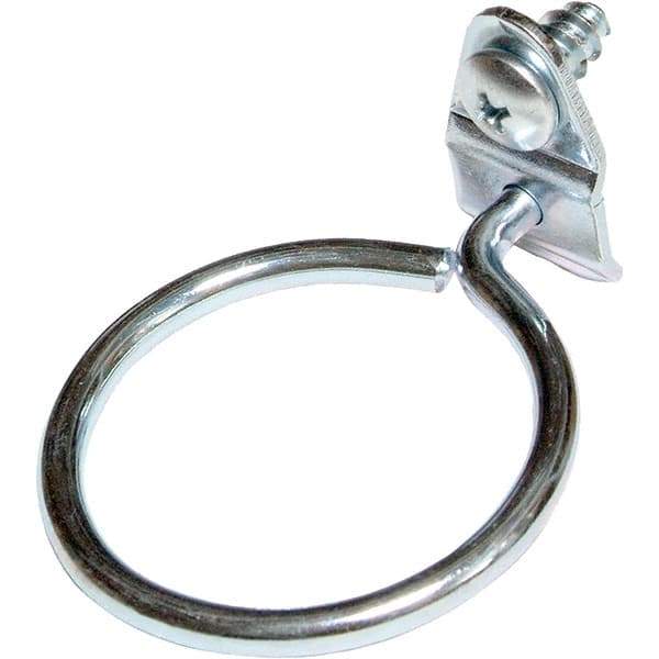 NMC - 2-1/2" Long Single Ring Tool Holder Pegboard Hook - 2-1/2" Projection, Steel - Industrial Tool & Supply