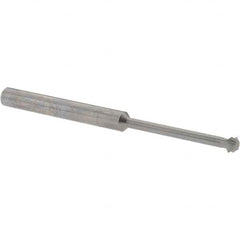 Accupro - 3/16° 3/16" Cut Diam, 0.093" Cut Width, 3/16" Shank, Solid Carbide Double-Angle Cutter - Industrial Tool & Supply