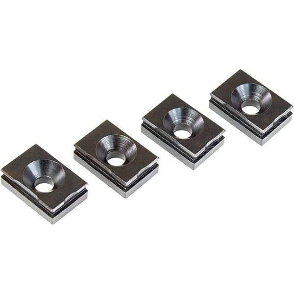 Air Vise Workholding - 2 Piece Vise Workholding Grapplers - Alloy Steel, 12.75mm Long, 1/4" High - Industrial Tool & Supply