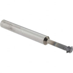 Accupro - 3/16° 3/16" Cut Diam, 0.093" Cut Width, 3/16" Shank, Solid Carbide Double-Angle Cutter - Industrial Tool & Supply