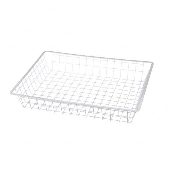 Marlin Steel Wire Products - Baskets Shape: Rectangular Material Family: Metal - Industrial Tool & Supply
