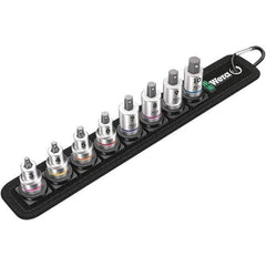Wera - Hex & Torx Bit Socket Sets Type: Hex Bit Socket Set Drive Size: 3/8 - Industrial Tool & Supply