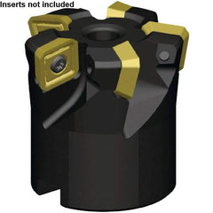 Kennametal - 5 Inserts, 28.82mm Cutter Diam, 0.065" Max Depth of Cut, Indexable High-Feed Face Mill - 3/4" Arbor Hole Diam, 1-3/4" High, KSSM Toolholder, SE.X443AE.N7... Inserts, Series KSSM - Industrial Tool & Supply