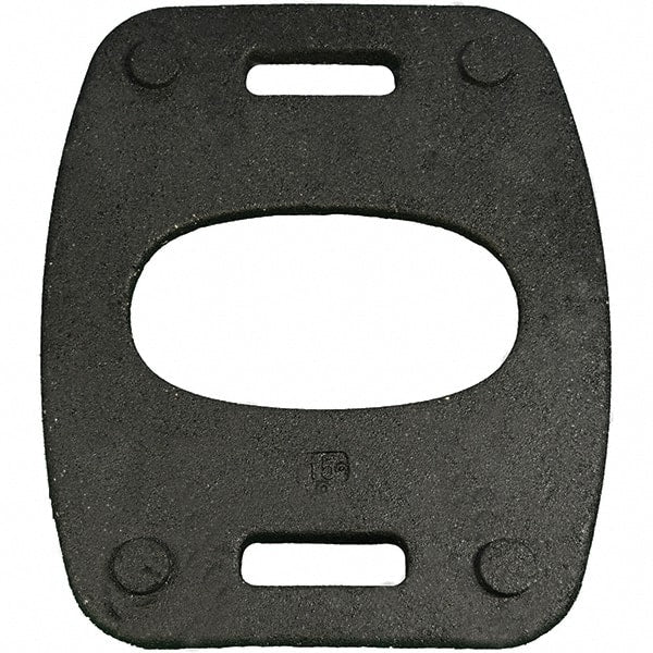 PRO-SAFE - 22" Wide x 1.3" High Recycled Rubber Vertical Panel Base - Industrial Tool & Supply