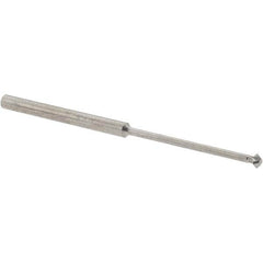 Accupro - 1/8° 1/8" Cut Diam, 0.062" Cut Width, 1/8" Shank, Solid Carbide Double-Angle Cutter - Industrial Tool & Supply