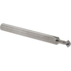 Accupro - 3/16° 3/16" Cut Diam, 0.093" Cut Width, 3/16" Shank, Solid Carbide Double-Angle Cutter - Industrial Tool & Supply