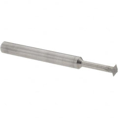 Accupro - 3/16° 3/16" Cut Diam, 0.055" Cut Width, 3/16" Shank, Solid Carbide Double-Angle Cutter - Industrial Tool & Supply