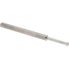 Accupro - 1/8° 1/8" Cut Diam, 0.036" Cut Width, 1/8" Shank, Solid Carbide Double-Angle Cutter - Industrial Tool & Supply