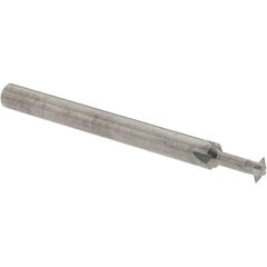Accupro - 1/8° 1/8" Cut Diam, 0.036" Cut Width, 1/8" Shank, Solid Carbide Double-Angle Cutter - Industrial Tool & Supply