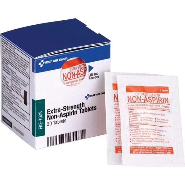 PRO-SAFE - Non-Aspirin Tablets - Headache & Pain Relief - Industrial Tool & Supply