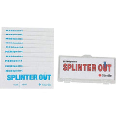 PRO-SAFE - Scissors, Forceps & Tweezers Type: Splinter Remover Length (Inch): 3 - Industrial Tool & Supply